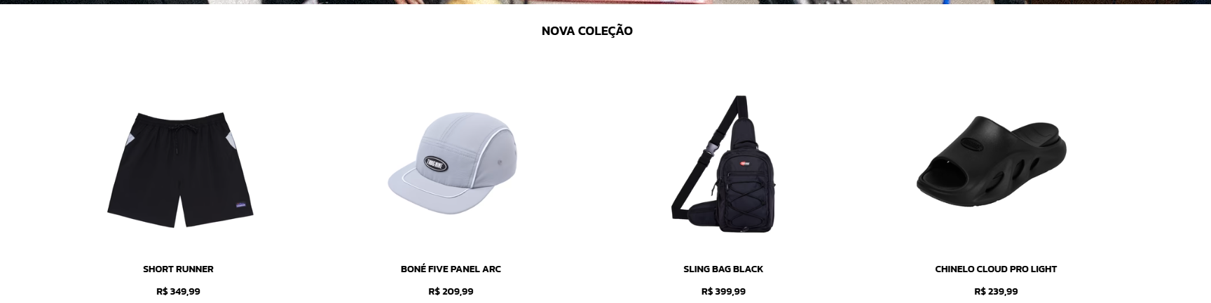 PRODUTOS NOVA COLEÇÃO BANNER